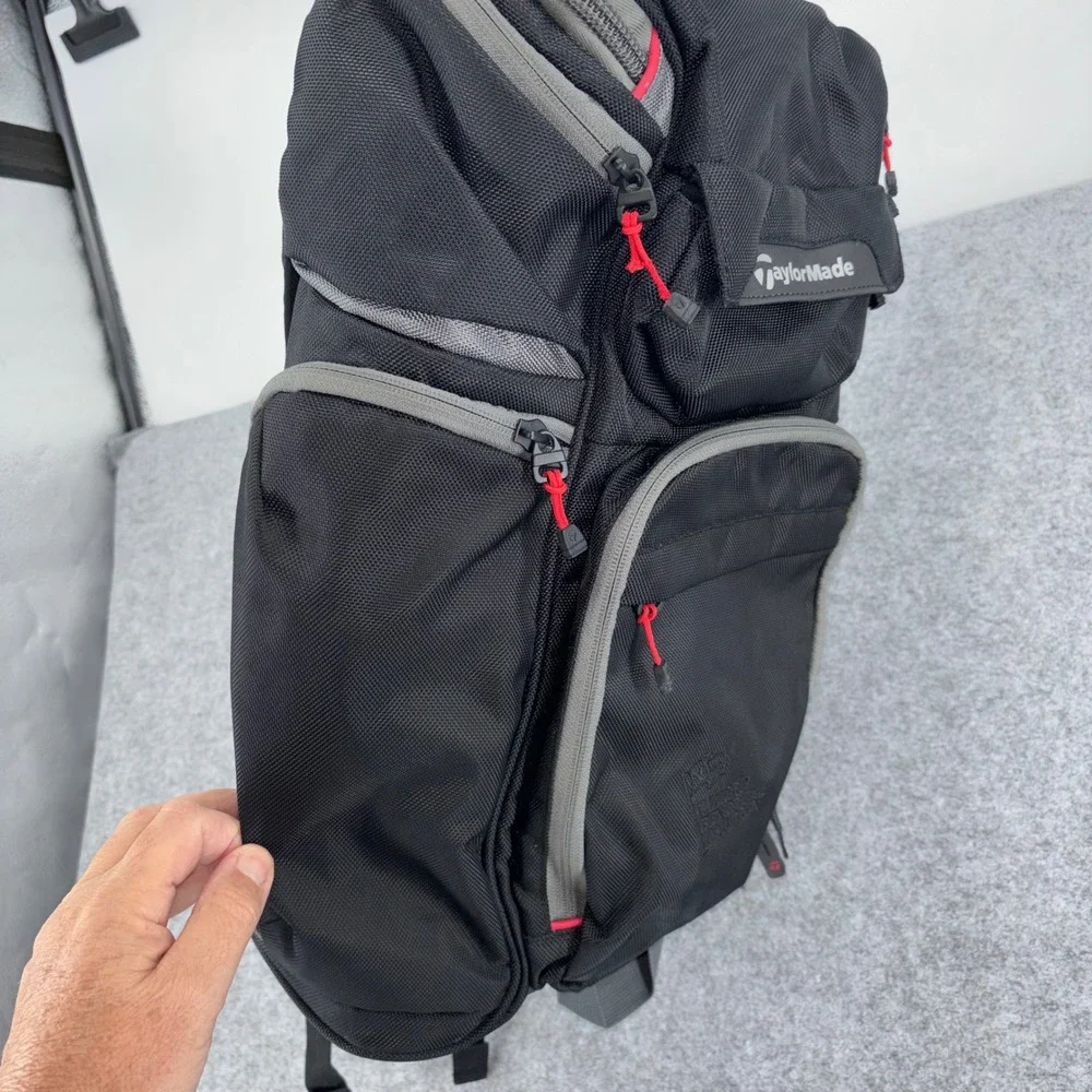 TaylorMade 2015 TM Players Valero Backpack Black Grey Golf Laptop Bag B1151901
